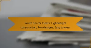 Youth Soccer Cleats: Lightweight construction, Fun designs, Easy to wear